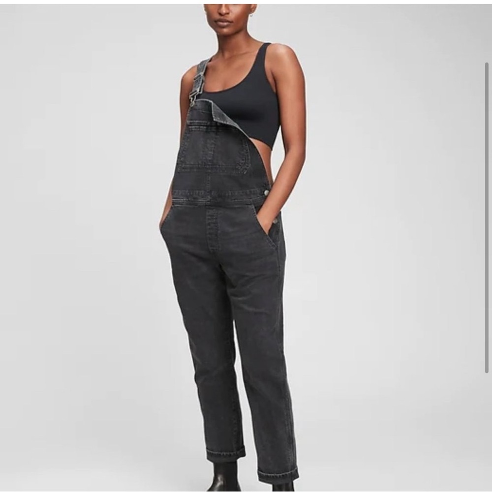 Women's Gap Black Denim Overalls Size XS